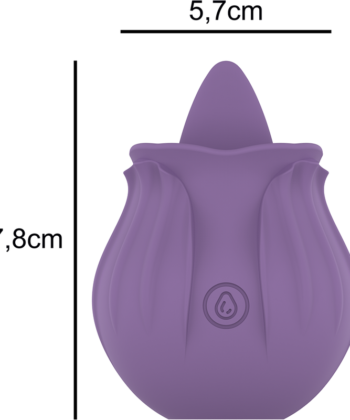 INTENSE - VIOLET CLITORIS STIMULATOR 10 VIBRATIONS LILÁS - Imagem 4