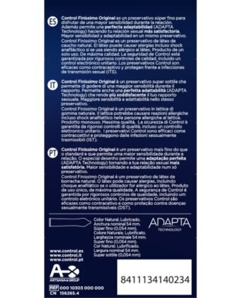 Visão alternativa de CONTROL - FINISSIMO CONDOMS 12 UNITS