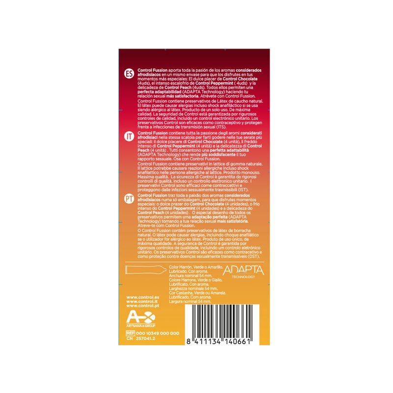 CONTROL - FUSSION CONDOMS 12 UNITS - Imagem 2