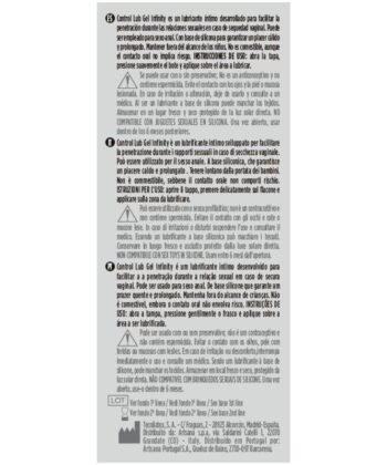 Visão alternativa de CONTROL - LUBRIFICANTE BASE DE SILICONE INFINITY 75 ML