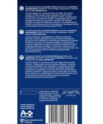 Visão alternativa de CONTROL - ADAPTA NATURE PRESERVATIVOS 6 UNIDADES