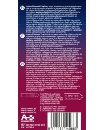 Visão alternativa de CONTROL - XTRA DOTS 12 UDS