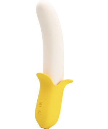 PRETTY LOVE - BANANA GEEK SUPER POWER 7 VIBRAÇÕES PARA CIMA E PARA BAIXO SILICONE PRETO