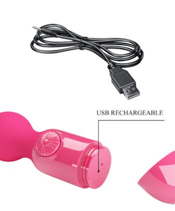 Visão alternativa de PRETTY LOVE - MINI MASSAGER PESSOAL MAGENTA