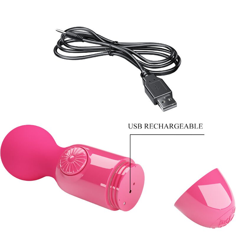 PRETTY LOVE - MINI MASSAGER PESSOAL MAGENTA - Image 2