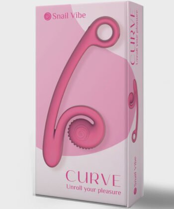 Visão alternativa de SNAIL VIBE CURVE VIBRATOR PINK