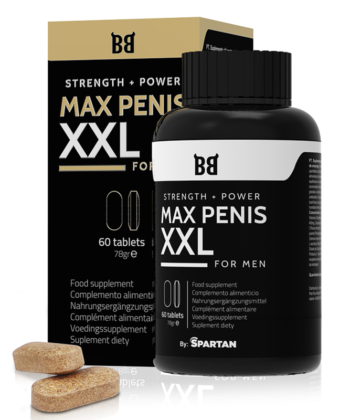 BLACK BULL - MAX PENIS XXL FORA + POTÊNCIA PARA HOMENS 60 COMPRIMIDOS