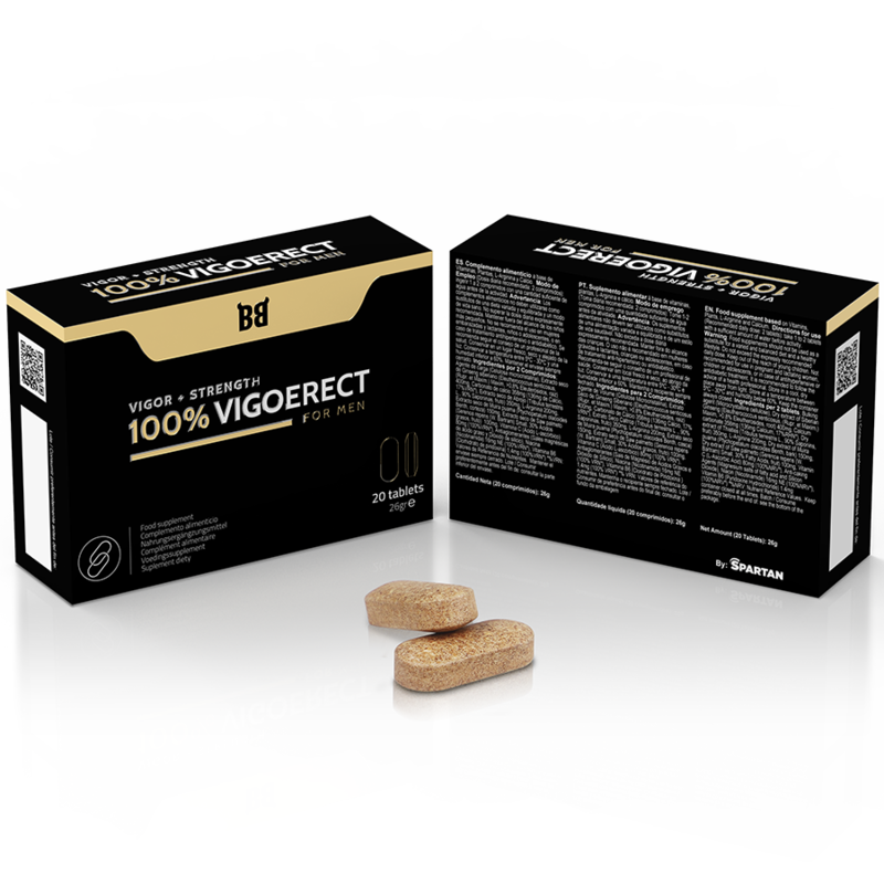 BLACK BULL - 100% VIGOERECT VIGOR + FORÇA PARA HOMENS 20 COMPRIMIDOS - Imagem 2