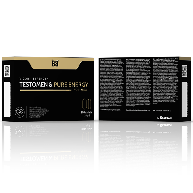 BLACK BULL - TESTÔMEN E PURE ENERGY ENHANCER PARA HOMENS 20 CÁPSULAS - Image 3