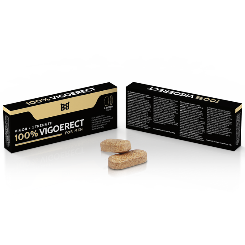 BLACK BULL - 100% VIGOERECT VIGOR + FORÇA PARA HOMENS 4 COMPRIMIDOS - Imagem 2