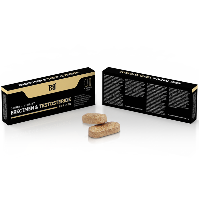 BLACK BULL - ERECTMEN & PODER DE TESTOSTERIDA E TESTOSTERONA PARA HOMENS 4 CÁPSULAS - Image 2