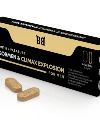 BLACK BULL - VIGORMEN & CLIMAX EXPLOSION MAIOR PRAZER PARA HOMENS 4 CÁPSULAS