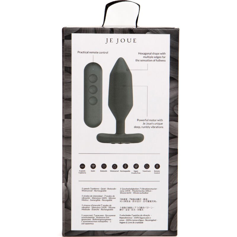 JE JOUE - VIBRADOR ANAL PLUG ONYX PRETO - Image 3