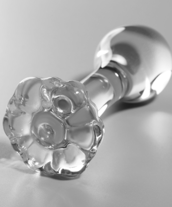 NEBULA SERIES BY IBIZA - MODELO 2 PLUG ANAL VIDRO BOROSILICADO 11 X 3,5 CM ROSA