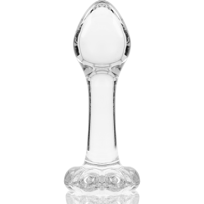 NEBULA SERIES BY IBIZA - MODELO 2 PLUG ANAL VIDRO BOROSILICADO 11 X 3,5 CM ROSA - Imagem 3
