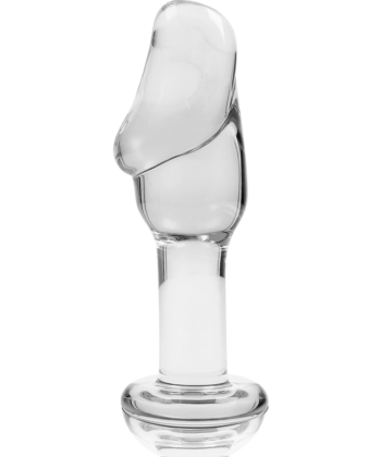 Alternative view of NEBULA SERIES BY IBIZA - MODELO 6 PLUG ANAL VIDRO BOROSILICADO 12,5 X 4 CM ROSA