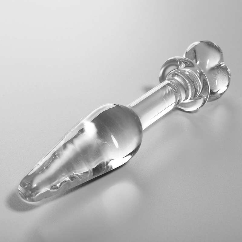 NEBULA SERIES BY IBIZA - PLUG ANAL MODELO 7 VIDRO BOROSILICADO 13,5 X 3 CM ROSA