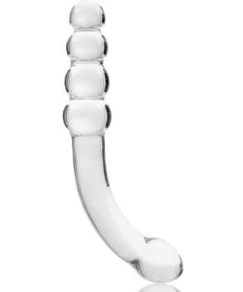 Alternative view of NEBULA SERIES BY IBIZA - MODELO 14 DILDO VIDRO BOROSILICADO 18,5 X 3 CM ROSA