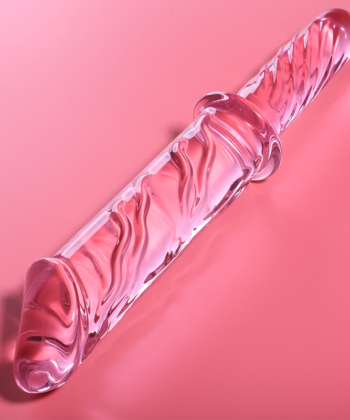NEBULA SERIES BY IBIZA - MODELO 24 DILDO VIDRO BOROSILICADO 28,5 X 5 CM ROSA