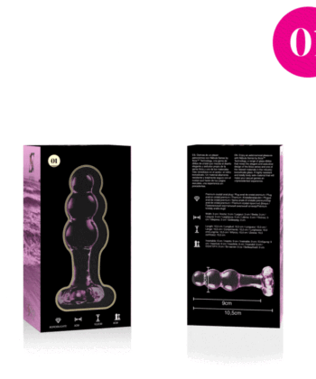 NEBULA SERIES BY IBIZA - MODELO 1 PLUG CRISTAL TRANSPARENTE 10.5 CM -O- 3 CM - Image 4