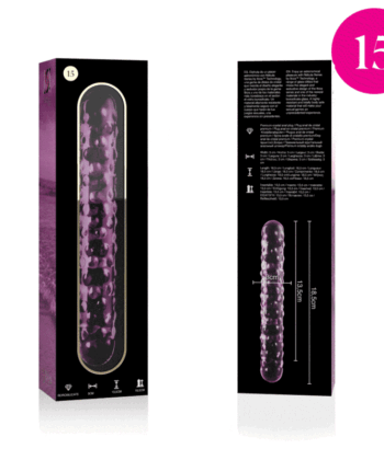 NEBULA SERIES BY IBIZA – modelo 15 dildo vidro borossilicato 18,5 X 3 CM rosa - Imagem 3
