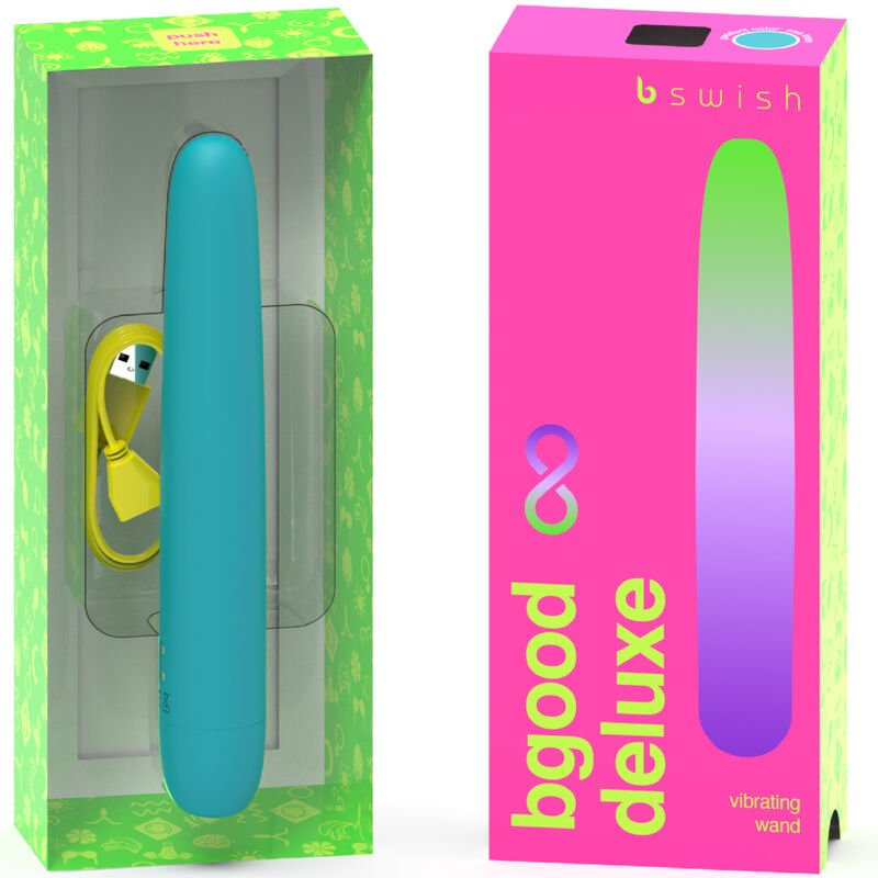 B SWISH - BGOOD INFINITE DELUXE VIBRADOR RECARREGVEL SILICONE AZUL - Imagem 4