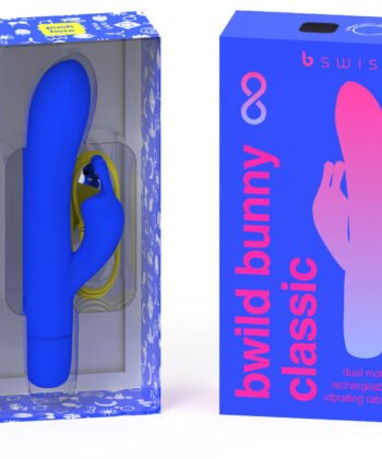 Visão alternativa de B SWISH - BWILD BUNNY INFINITE CLASSIC RECARREGVEL VIBRADOR AZUL SILICONE