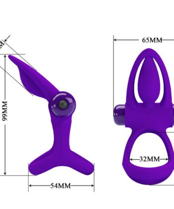 Visão alternativa de PRETTY LOVE - ANEL VIBRADOR 10 VIBRAÇÕES LILÁS SILICONE