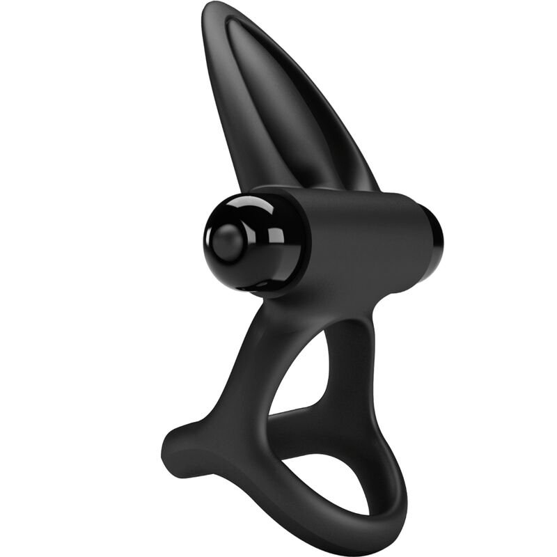 PRETTY LOVE - ANEL VIBRANTE 10 VIBRAÇÕES SILICONE PRETO - Imagem 2