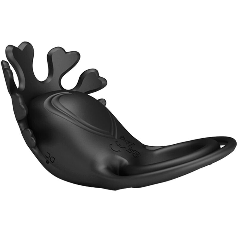PRETTY LOVE - ANEL VIBRADOR RUBEN 7 VIBRAÇÕES SILICONE PRETO - Imagem 3