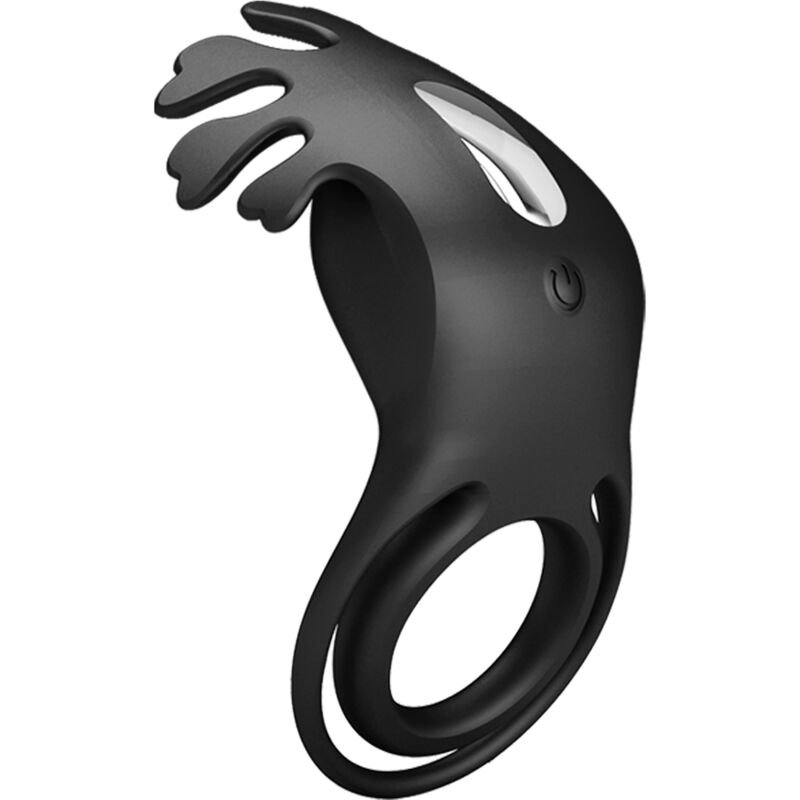 PRETTY LOVE - ANEL VIBRADOR RUBEN 7 VIBRAÇÕES SILICONE PRETO - Imagem 5