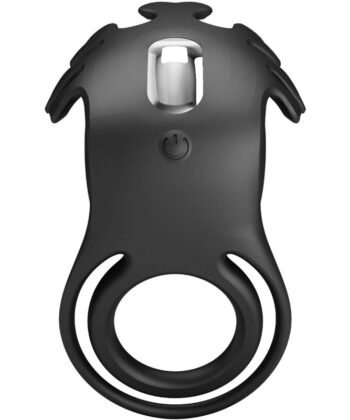 Visão alternativa de PRETTY LOVE - ANEL VIBRADOR RUBEN 7 VIBRAÇÕES SILICONE PRETO