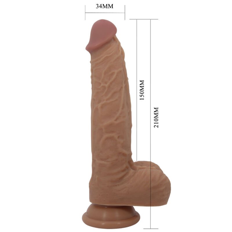PRETTY LOVE JONATHAN – DILDO REALISTA COM 3 MODOS DE VIBRAÇÃO E CONTROLO REMOTO - Imagem 5
