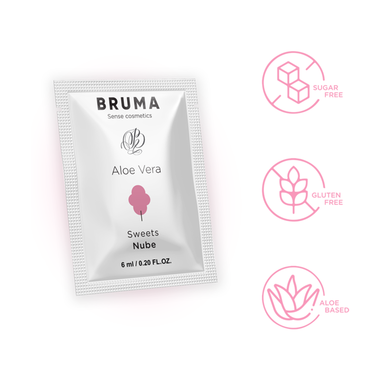 BRUMA - GEL DESLIZANTE DE ALOE VERA SABOR DOCES 6 ML - Image 4