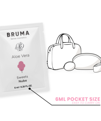 Visão alternativa de BRUMA - GEL DESLIZANTE DE ALOE VERA SABOR DOCES 6 ML