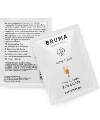 BRUMA - GEL DESLIZANTE DE ALOE VERA SABOR PINA COLADA 6 ML