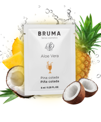 BRUMA - GEL DESLIZANTE DE ALOE VERA SABOR PINA COLADA 6 ML - Imagem 5