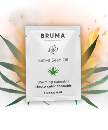 BRUMA - SATIVA SEED OIL SLIDING GEL AQUECEDOR SABOR CANNABIS 6 ML