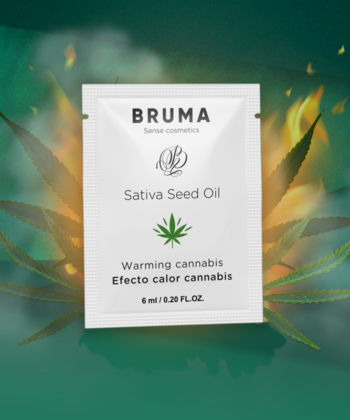 Alternative view of BRUMA - SATIVA SEED OIL SLIDING GEL AQUECEDOR SABOR CANNABIS 6 ML