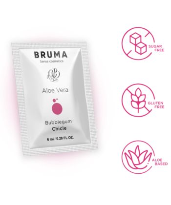 Visão alternativa de BRUMA - GEL DESLIZANTE DE ALOE VERA SABOR BUBBLEGUM 6 ML