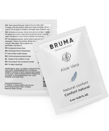 BRUMA - GEL DESLIZANTE DE ALOE VERA NATURAL CONFORT 6 ML