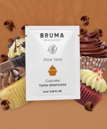 BRUMA - GEL DESLIZANTE DE ALOE VERA SABOR CUPCAKE 6 ML