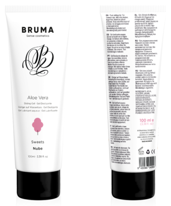 BRUMA - GEL DESLIZANTE DE ALOE VERA SABOR DOCES 100 ML