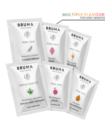 BRUMA - GEL DESLIZANTE DE ALOE VERA SABOR PINA COLADA 6 ML - Imagem 4