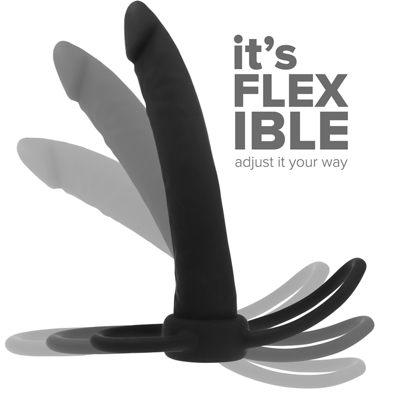 MYTHOLOGY - DILDO ANAL COBI ONYX COM ANEL DE GALO E TESTÍCULO 13 SILICONE CM - Imagem 5