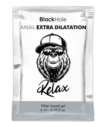 BLACK HOLE - GEL À BASE DE ÁGUA EXTRA DILATAÇÃO 6 ML DOSE ÚNICA