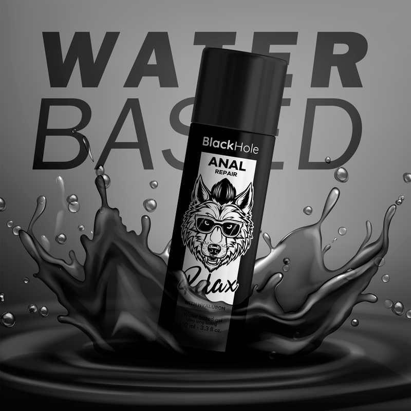 BLACK HOLE - REPARO ANAL RELAXANTE À BASE DE ÁGUA COM HIALURON 100 ML - Imagem 4