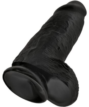 Alternative view of KING COCK - PÊNIS GORDINHO REALISTA 23 CM PRETO