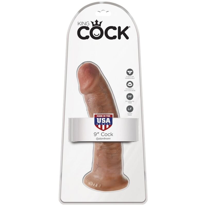 KING COCK - PÊNIS REALÍSTICO 21.7 CM CARAMELO - Imagem 5
