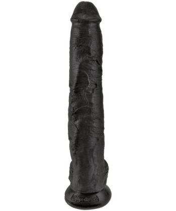 Alternative view of KING COCK - PÊNIS REALÍSTICO COM BOLAS 30.5 CM PRETO
